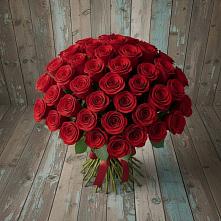 Букет 55 Красных роз Фридом #REPLACE_PRED# Канске