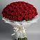 Букет 101 Красная роза Блэк Мэджик в Канске