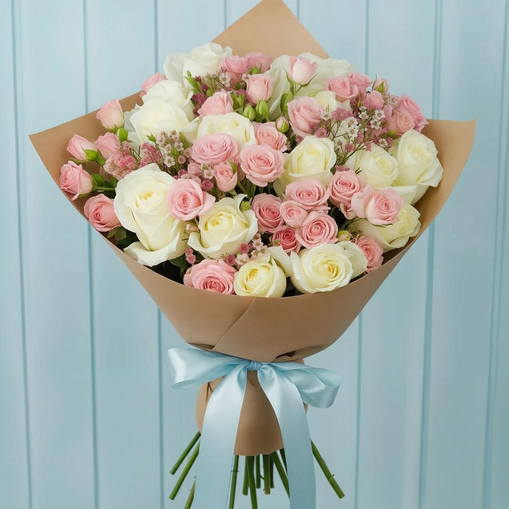 Букет цветов из: Розы в Канске