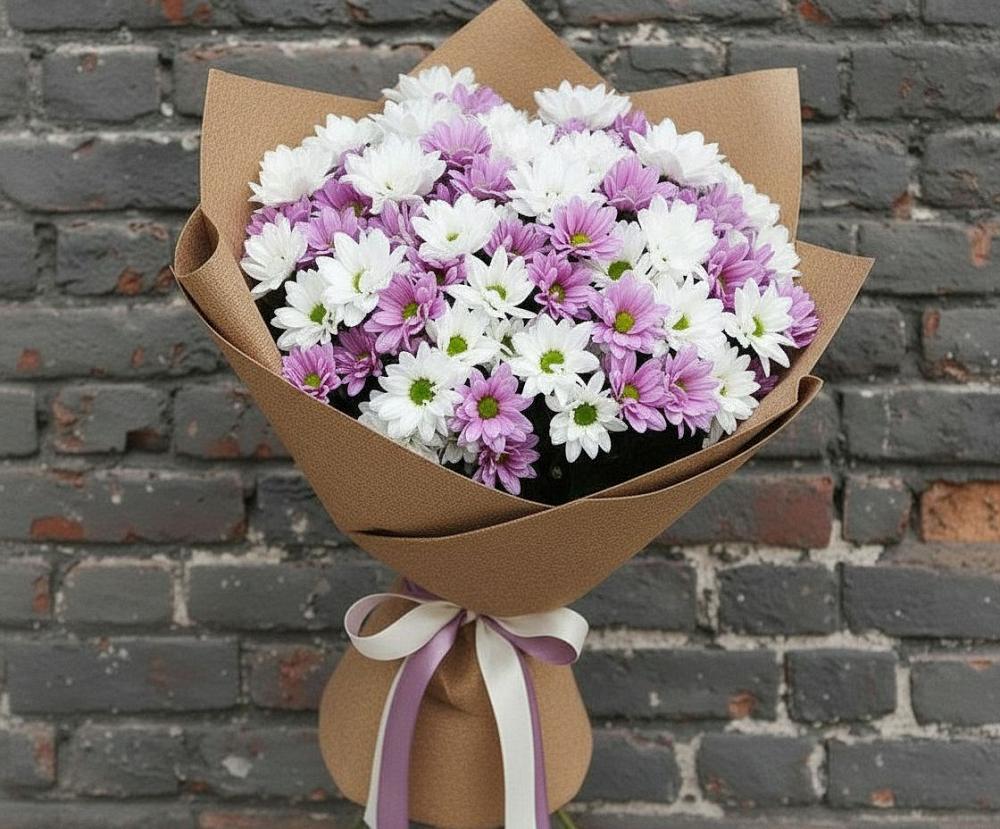 Букет цветов из: Хризантемы в Канске