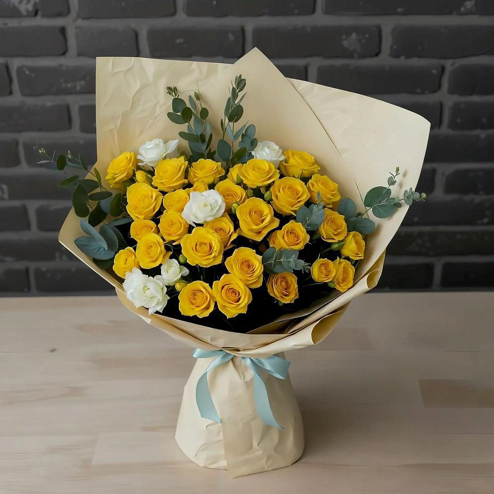 Букет цветов из: Розы в Канске