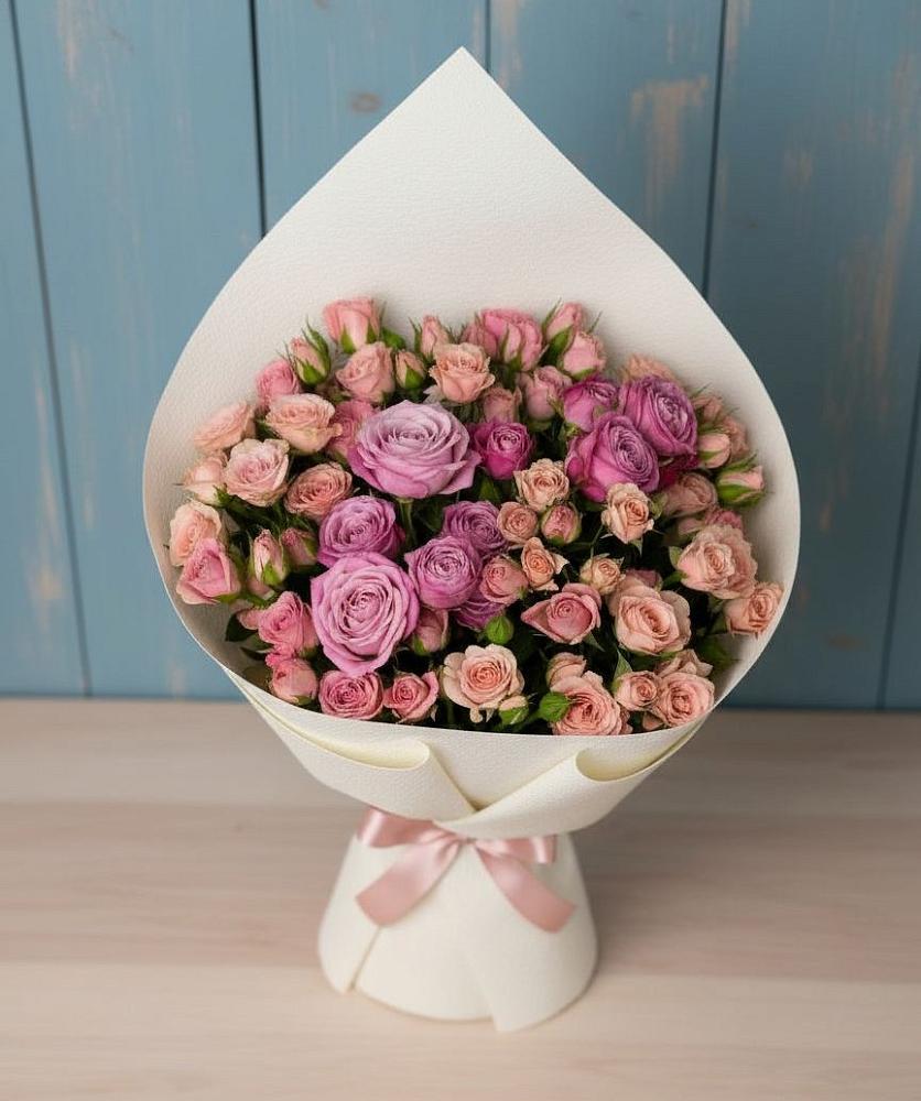 Букет цветов из: Розы в Канске