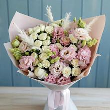 Букет цветов из:  Альстромерии и Розы в Канске