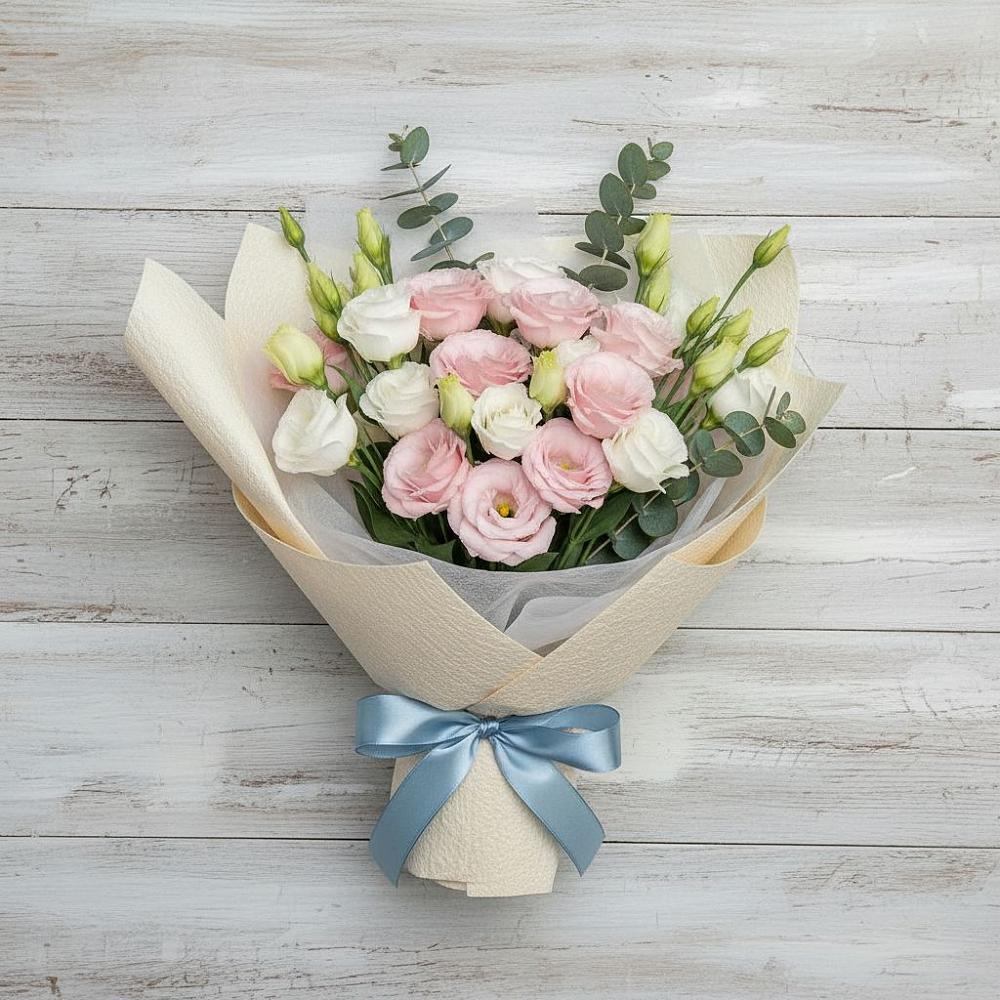 Букет цветов из: Лизиантусы в Канске